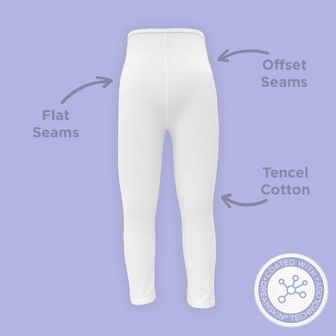 Eczema-Friendly Unisex Kids Footless Leggings