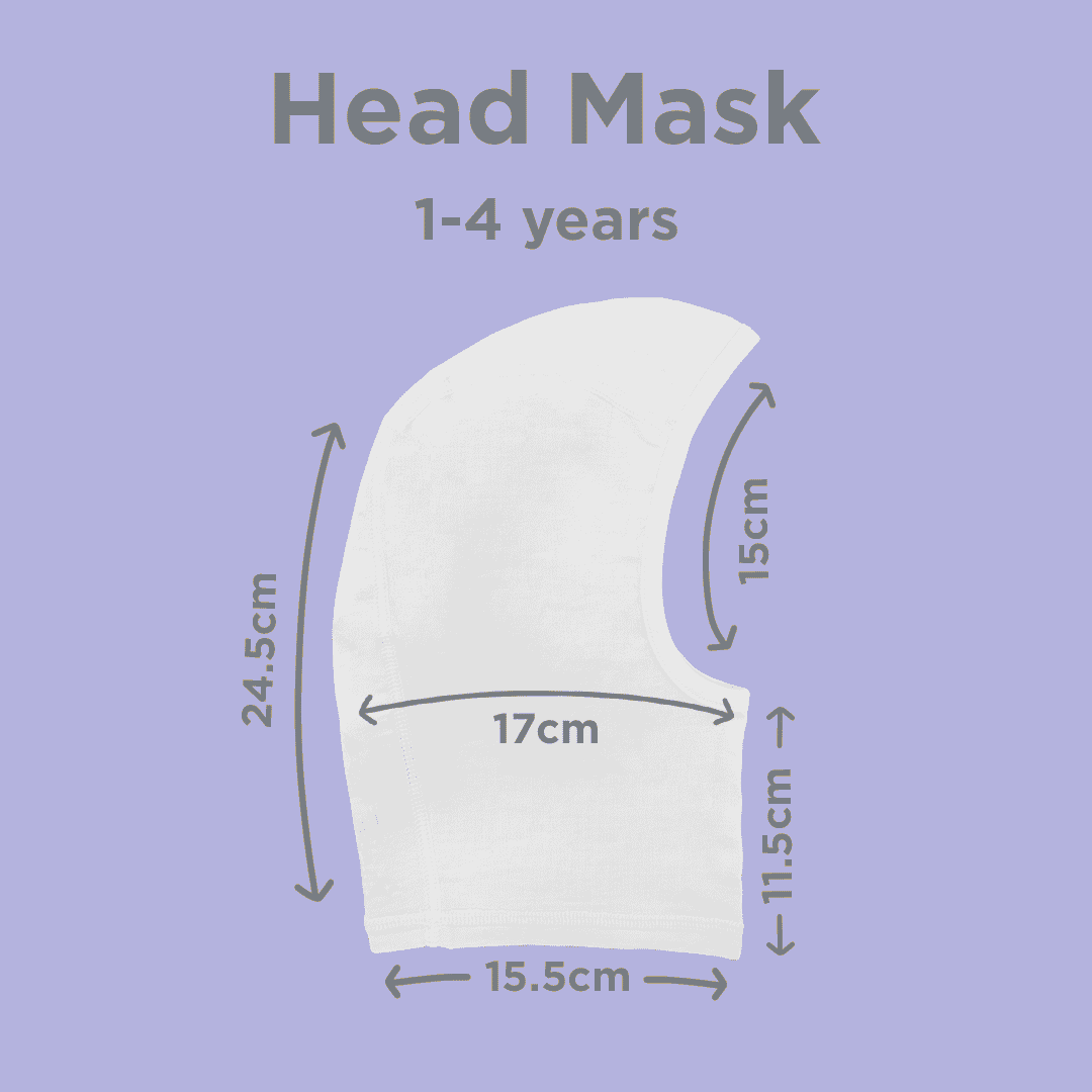 Eczema-Friendly Head Mask for Child 1-4 Years