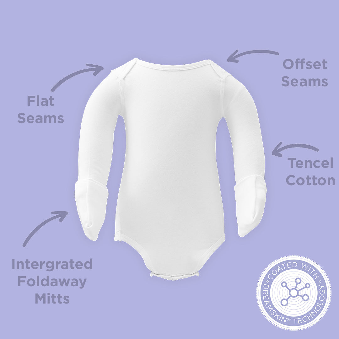 Eczema Anti-Itch Unisex Baby Bodysuit Long Sleeves