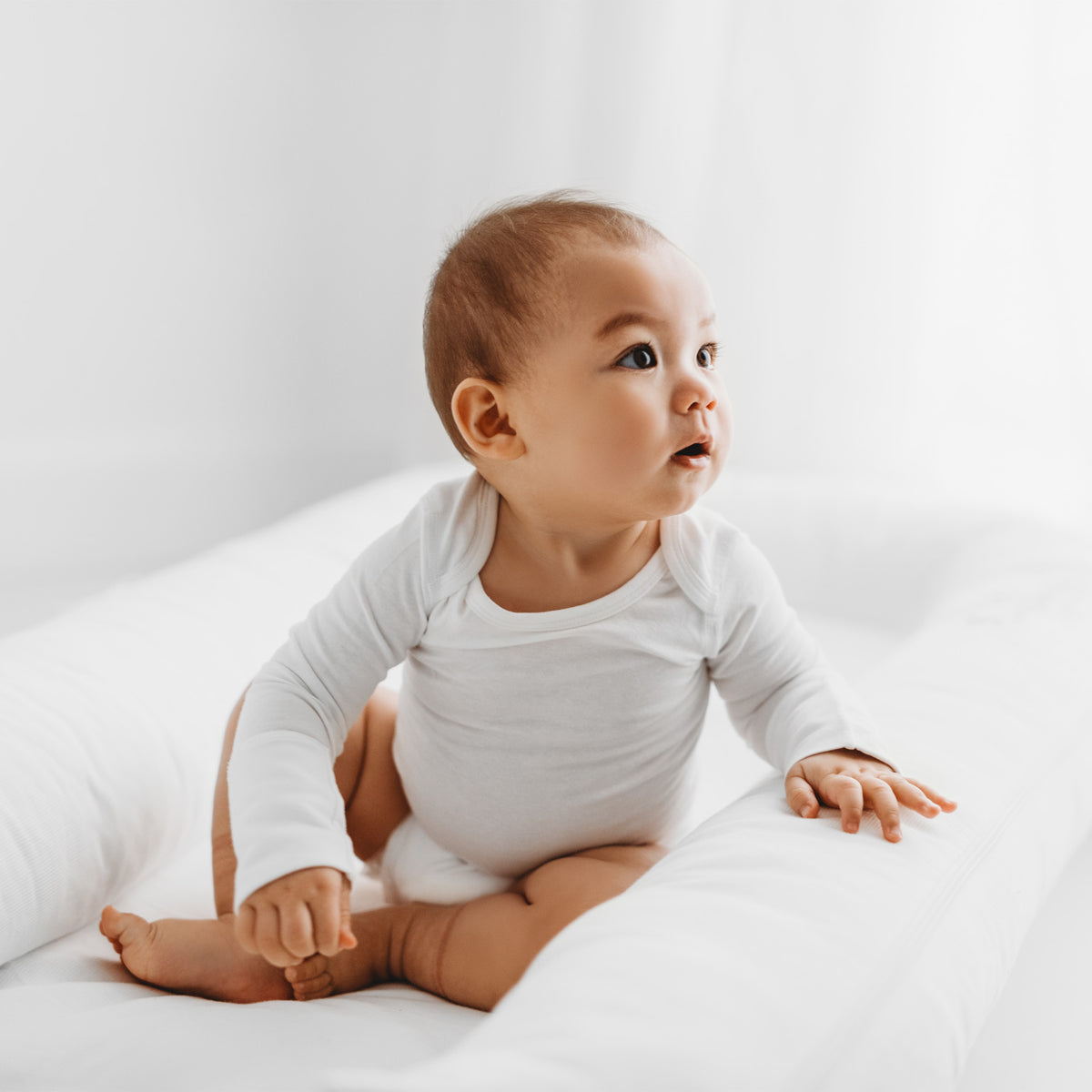 Eczema Anti-Itch Unisex Baby Bodysuit Long Sleeves