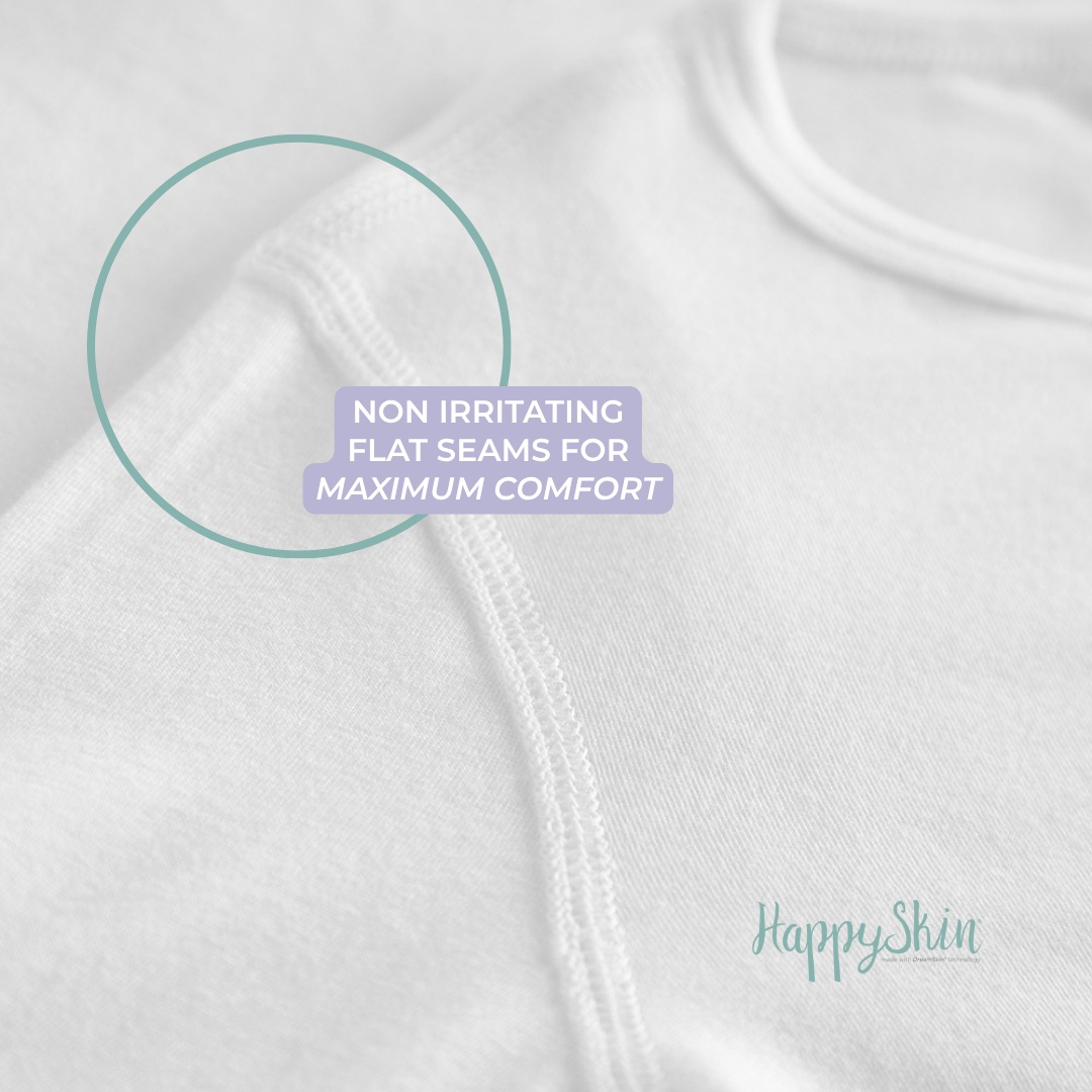 Baby Bodysuit Long Sleeves for Itchy & Allergic Skin