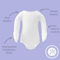 Eczema Anti-Itch Unisex Baby Bodysuit Long Sleeves